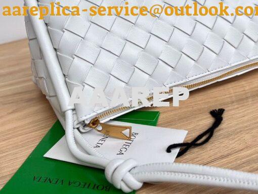 Replica Bottega Veneta BV Pouch On Strap 701025 White 10