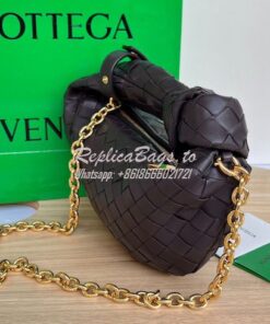 Replica Bottega Veneta BV Mini Jodie with leather wristlet and chain 7 2