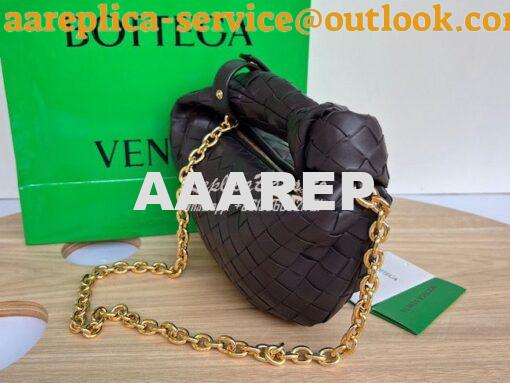 Replica Bottega Veneta BV Mini Jodie with leather wristlet and chain 7 2