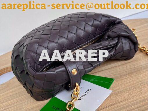 Replica Bottega Veneta BV Mini Jodie with leather wristlet and chain 7 3