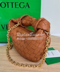 Replica Bottega Veneta BV Mini Jodie with leather wristlet and chain 7 2