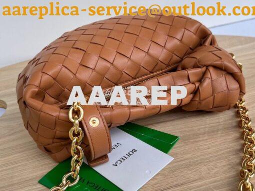 Replica Bottega Veneta BV Mini Jodie with leather wristlet and chain 7 3