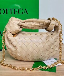 Replica Bottega Veneta BV Mini Jodie with leather wristlet and chain 7