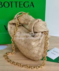 Replica Bottega Veneta BV Mini Jodie with leather wristlet and chain 7 2