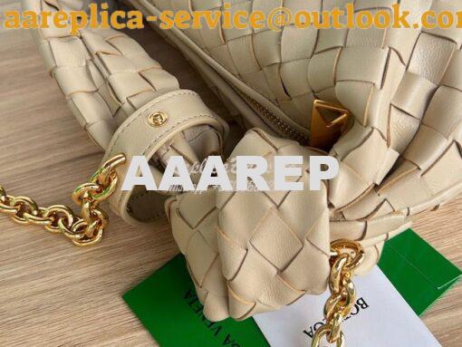 Replica Bottega Veneta BV Mini Jodie with leather wristlet and chain 7 4