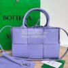 Replica Bottega Veneta BV Mini Arco Tote Bag Mini Intreccio Lambskin L 11