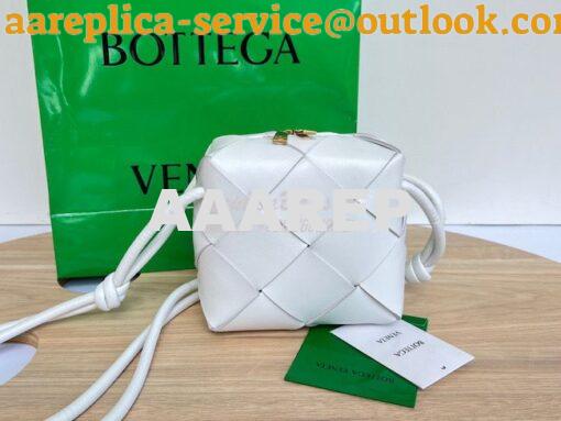 Replica Bottega Veneta BV Mini Cassette Camera Bag 701915 White 2