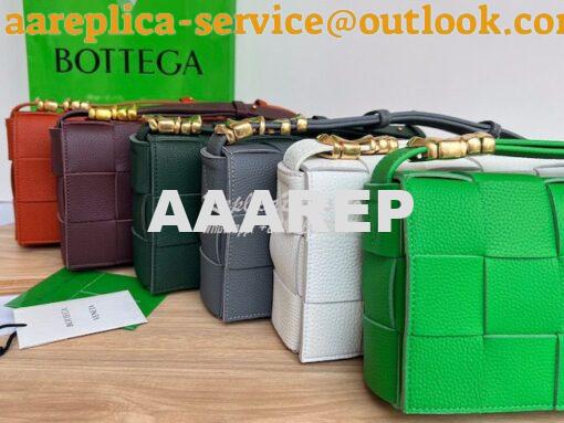 Replica Bottega Veneta BV Cassette Intrecciato Grained Leather Bag 666