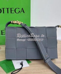 Replica Bottega Veneta BV Cassette Intrecciato Grained Leather Bag 666