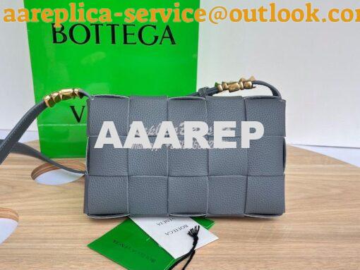 Replica Bottega Veneta BV Cassette Intrecciato Grained Leather Bag 666 2