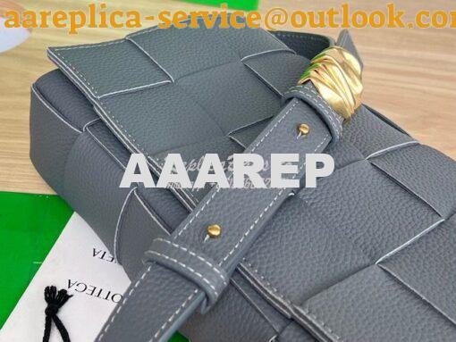 Replica Bottega Veneta BV Cassette Intrecciato Grained Leather Bag 666 6