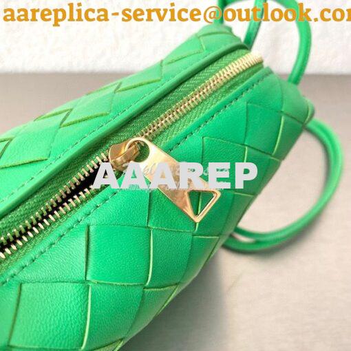 Replica Bottega Veneta BV Loop Mini Intrecciato Lambskin Leather Cross 5