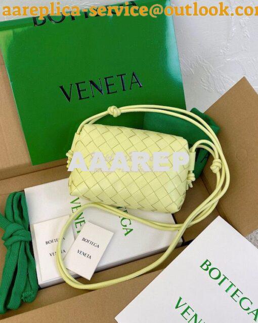 Replica Bottega Veneta BV Loop Mini Intrecciato Lambskin Leather Cross