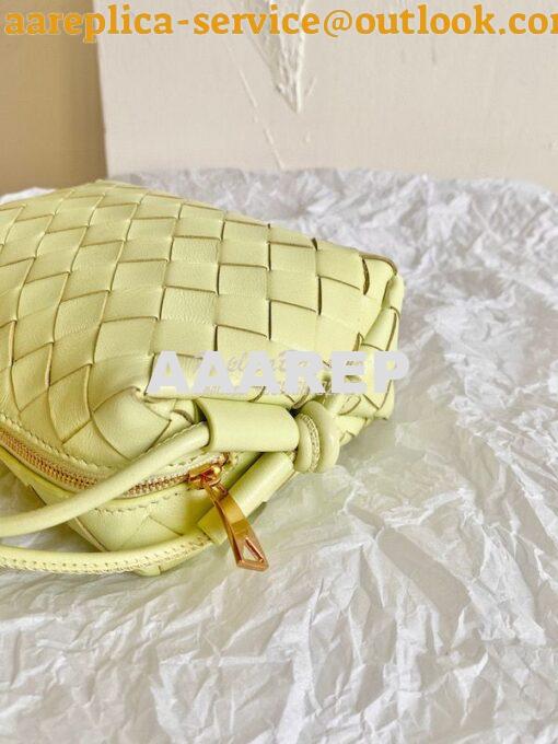 Replica Bottega Veneta BV Loop Mini Intrecciato Lambskin Leather Cross 3