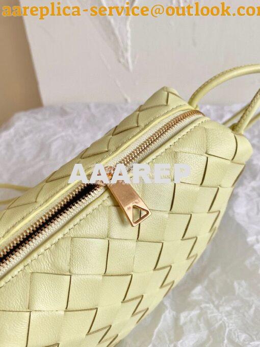 Replica Bottega Veneta BV Loop Mini Intrecciato Lambskin Leather Cross 5