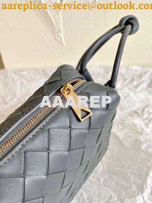 Replica Bottega Veneta BV Loop Mini Intrecciato Lambskin Leather Cross 5