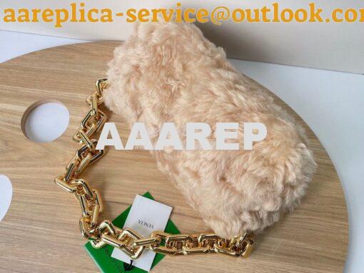 Replica Bottega Veneta BV Chain Pouch Shearling Clutch With Chain 6202 3