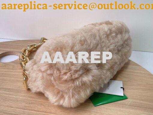 Replica Bottega Veneta BV Chain Pouch Shearling Clutch With Chain 6202 9