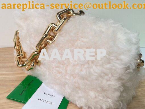 Replica Bottega Veneta BV Chain Pouch Shearling Clutch With Chain 6202 4