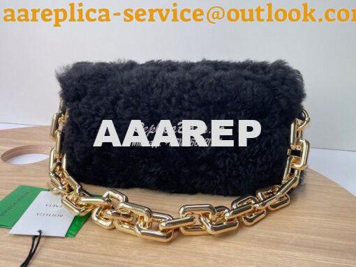 Replica Bottega Veneta BV Chain Pouch Shearling Clutch With Chain 6202 2