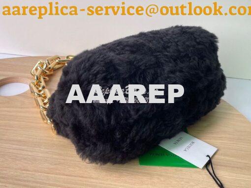 Replica Bottega Veneta BV Chain Pouch Shearling Clutch With Chain 6202 5