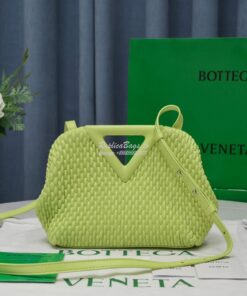 Replica Bottega Veneta BV Point Losange Quilted Leather Top Handle Bag