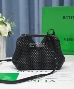 Replica Bottega Veneta BV Point Losange Quilted Leather Top Handle Bag 2