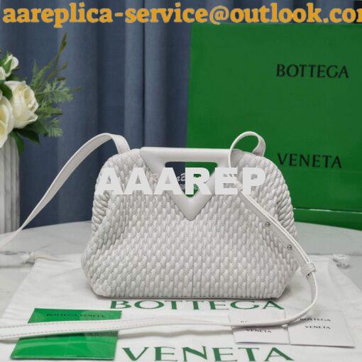 Replica Bottega Veneta BV Point Losange Quilted Leather Top Handle Bag