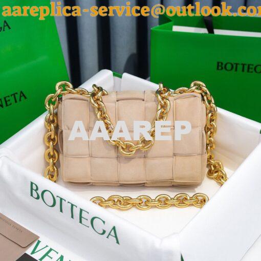 Replica  Bottega Veneta BV The Chain Cassette 631421 in Suede Cashmere