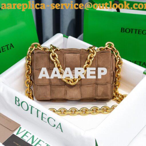 Replica  Bottega Veneta BV The Chain Cassette 631421 in Suede Cashmere