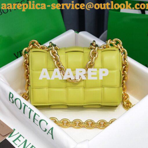 Replica  Bottega Veneta BV The Chain Cassette 631421 Seagrass