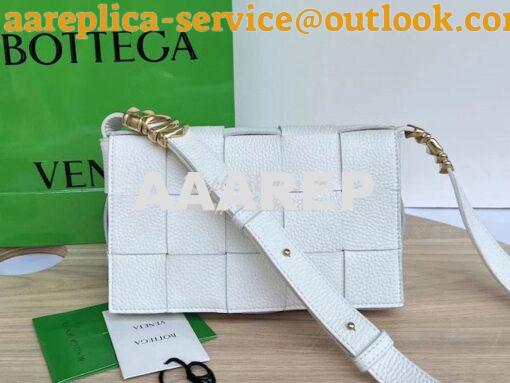 Replica Bottega Veneta BV Cassette Intrecciato Grained Leather Bag 666