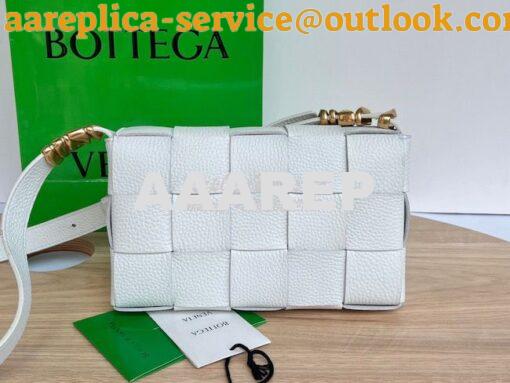 Replica Bottega Veneta BV Cassette Intrecciato Grained Leather Bag 666 2