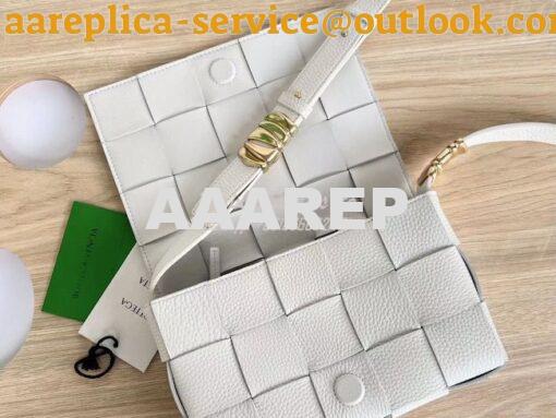 Replica Bottega Veneta BV Cassette Intrecciato Grained Leather Bag 666 6