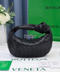 Replica Bottega Veneta BV Mini Jodie 609409 Black with Silver Hardware 2