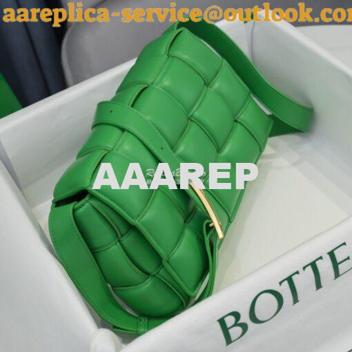 Replica Bottega Veneta BV Padded Cassette Bag in Parakeet Lambskin 591 3