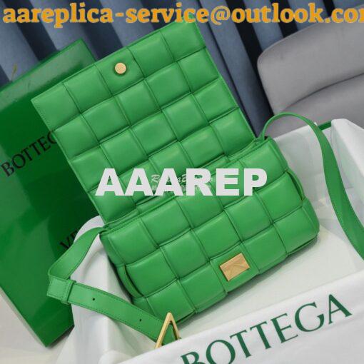 Replica Bottega Veneta BV Padded Cassette Bag in Parakeet Lambskin 591 4