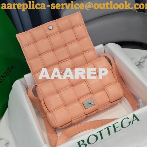 Replica Bottega Veneta BV Padded Cassette Bag in Peachy Lambskin 59197 4