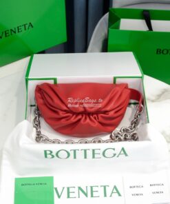 Replica Bottega Veneta BV The Belt Chain Pouch 651445 Red