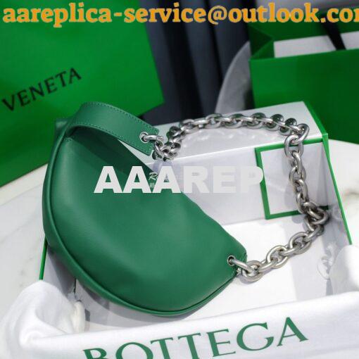 Replica Bottega Veneta BV The Belt Chain Pouch 651445 Green 7