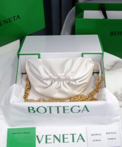 Replica Bottega Veneta BV The Belt Chain Pouch 651445 White