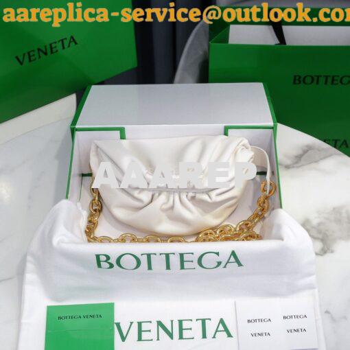 Replica Bottega Veneta BV The Belt Chain Pouch 651445 White