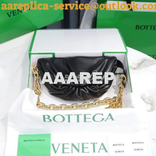 Replica Bottega Veneta BV The Belt Chain Pouch 651445 Black