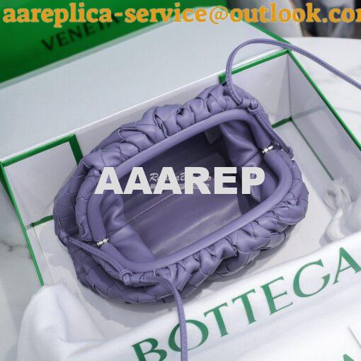 Replica Bottega Veneta BV The Pouch 20 Intrecciato 585852 Lavender 6