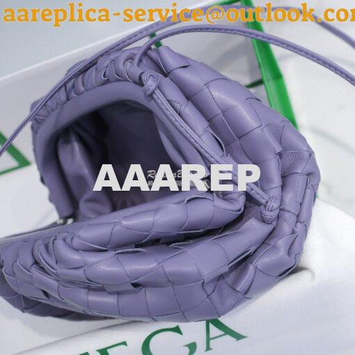 Replica Bottega Veneta BV The Pouch 20 Intrecciato 585852 Lavender 7