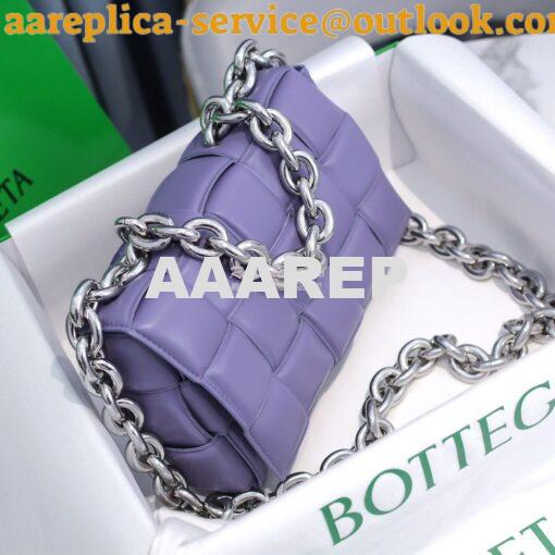 Replica  Bottega Veneta BV The Chain Cassette 631421 Lavender w Silver 2