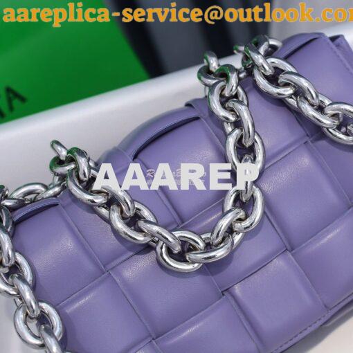 Replica  Bottega Veneta BV The Chain Cassette 631421 Lavender w Silver 3