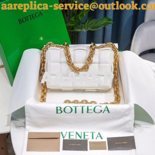 Replica  Bottega Veneta BV The Chain Cassette 631421 White