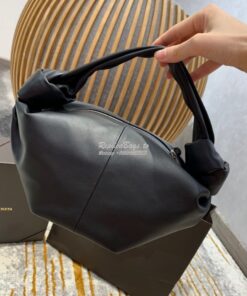 Replica Bottega Veneta BV Mini Bag Top Handle with Knot 629635 Black 2