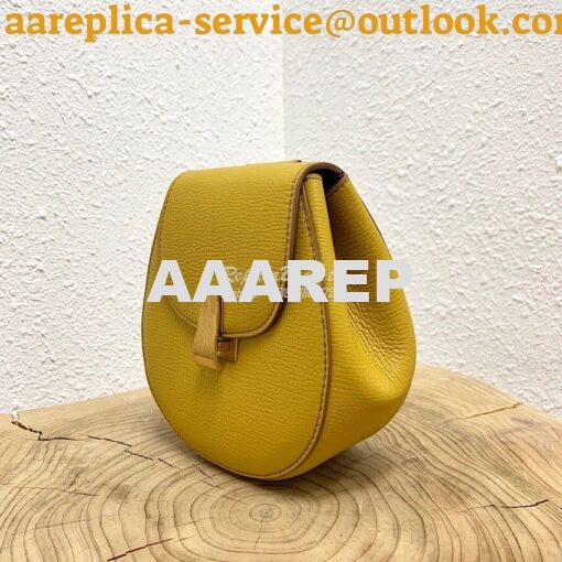 Replica Bottega Veneta Rounded Belt Bag 576643 Yellow 2